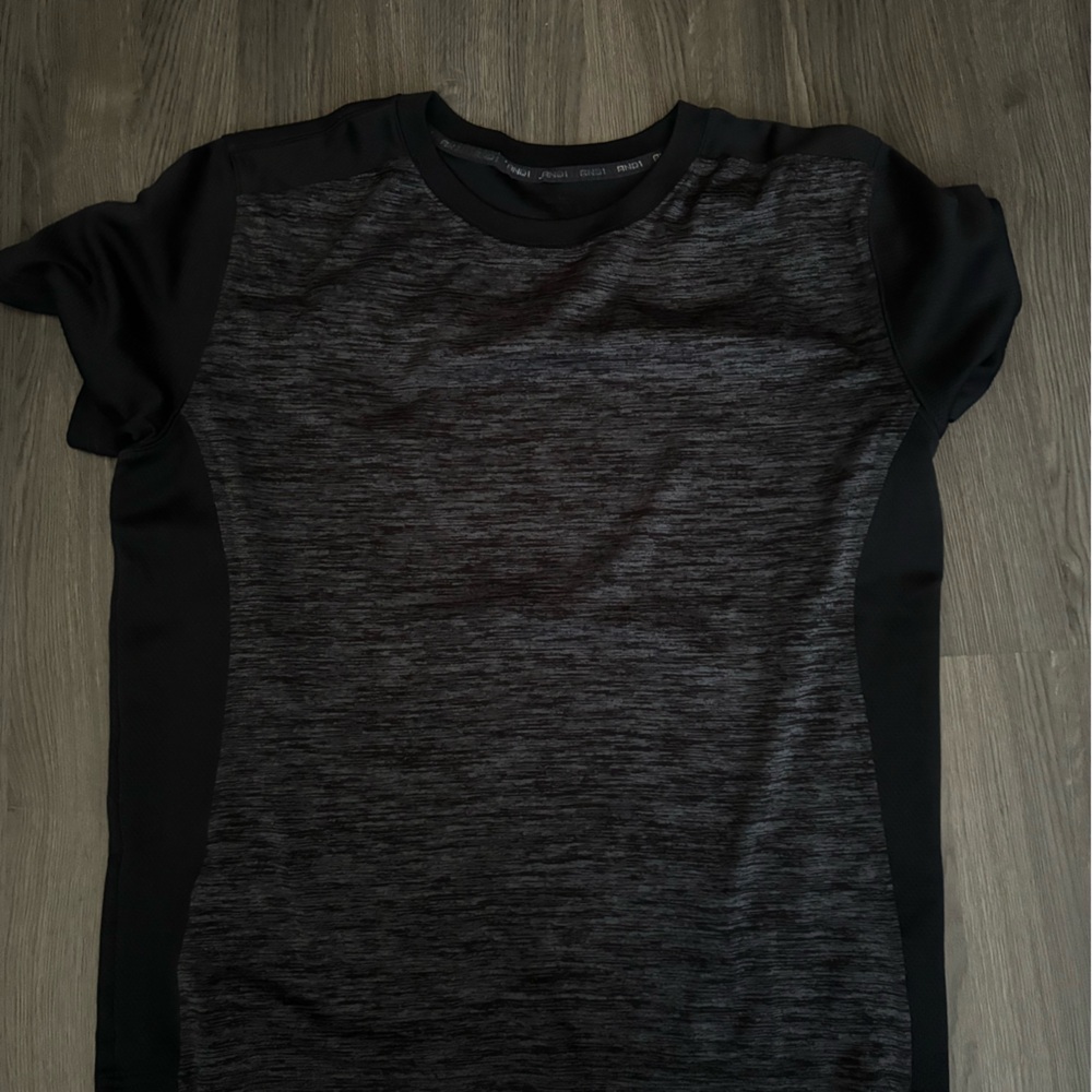 Black and Gray Athletic Shirt